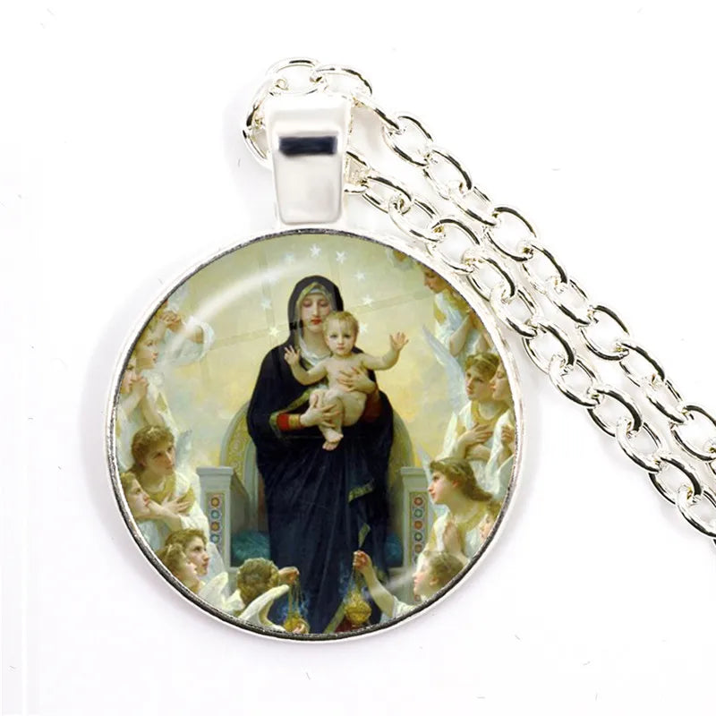 ✝️ HOLY SPIRIT Jewelry Virgin Mary and Baby Jesus Christian Catholicism. Almost Sold Out!