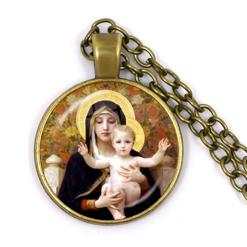 ✝️ HOLY SPIRIT Jewelry Virgin Mary and Baby Jesus Christian Catholicism. Almost Sold Out!