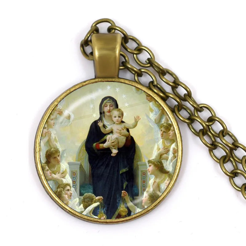 ✝️ HOLY SPIRIT Jewelry Virgin Mary and Baby Jesus Christian Catholicism. Almost Sold Out!