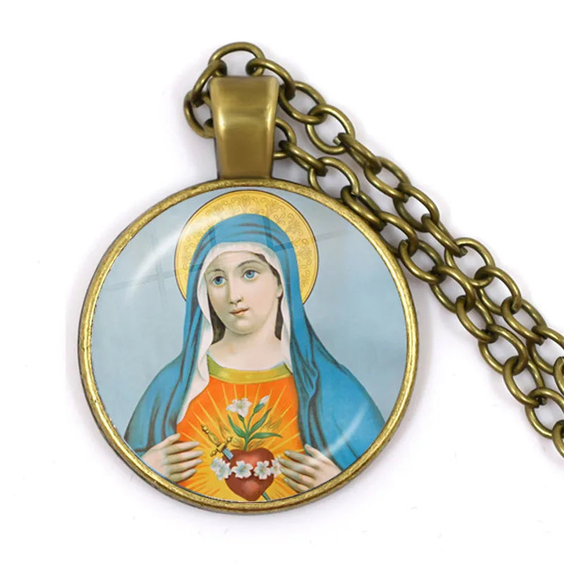 ✝️ HOLY SPIRIT Jewelry Virgin Mary and Baby Jesus Christian Catholicism. Almost Sold Out!