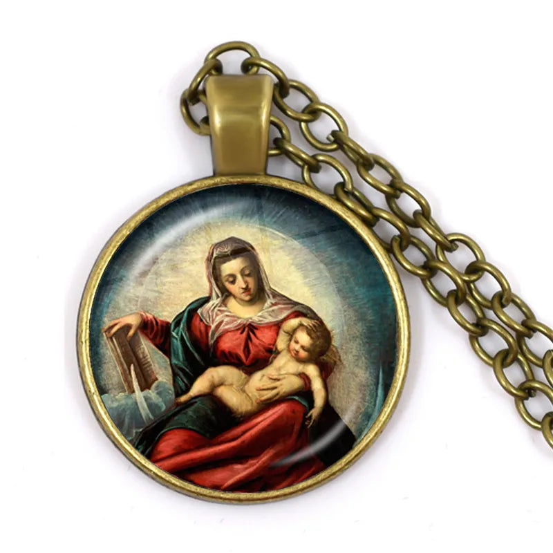 ✝️ HOLY SPIRIT Jewelry Virgin Mary and Baby Jesus Christian Catholicism. Almost Sold Out!