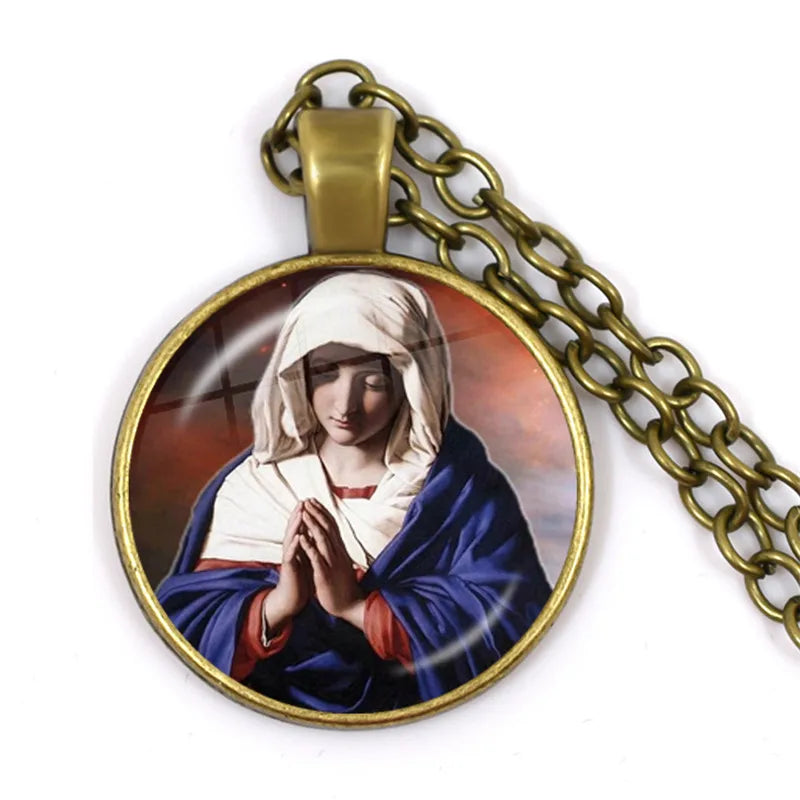 ✝️ HOLY SPIRIT Jewelry Virgin Mary and Baby Jesus Christian Catholicism. Almost Sold Out!