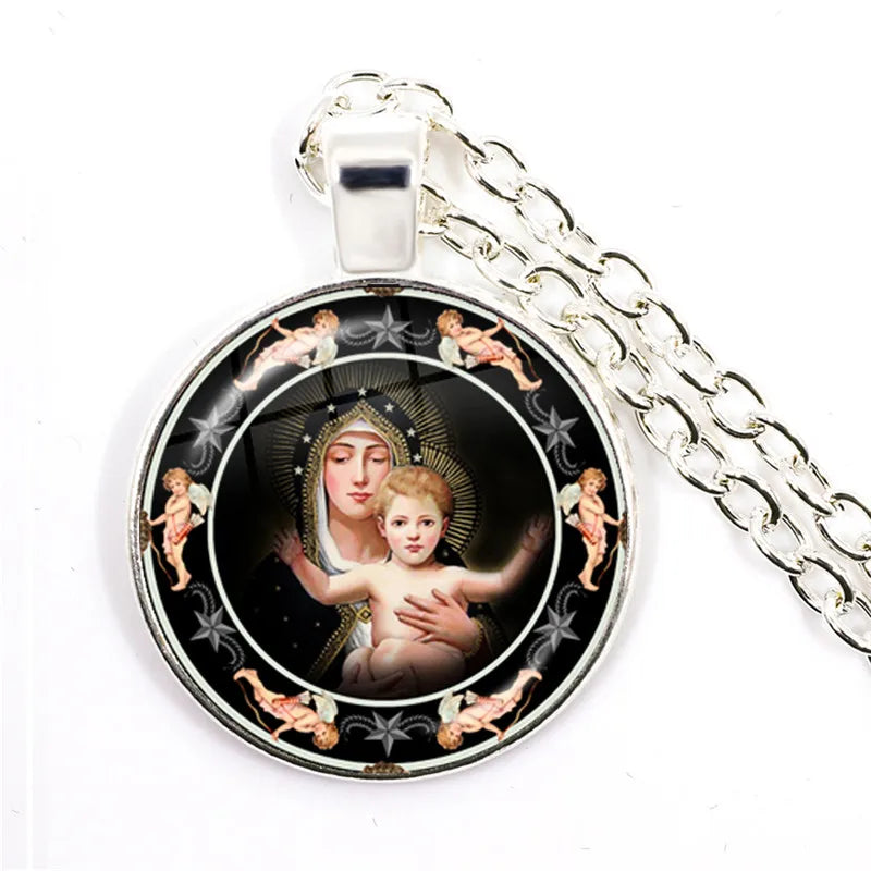 ✝️ HOLY SPIRIT Jewelry Virgin Mary and Baby Jesus Christian Catholicism. Almost Sold Out!