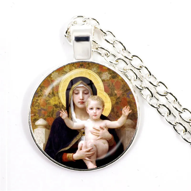 ✝️ HOLY SPIRIT Jewelry Virgin Mary and Baby Jesus Christian Catholicism. Almost Sold Out!