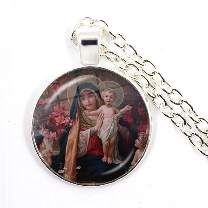 ✝️ HOLY SPIRIT Jewelry Virgin Mary and Baby Jesus Christian Catholicism. Almost Sold Out!