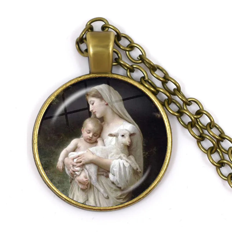 ✝️ HOLY SPIRIT Jewelry Virgin Mary and Baby Jesus Christian Catholicism. Almost Sold Out!