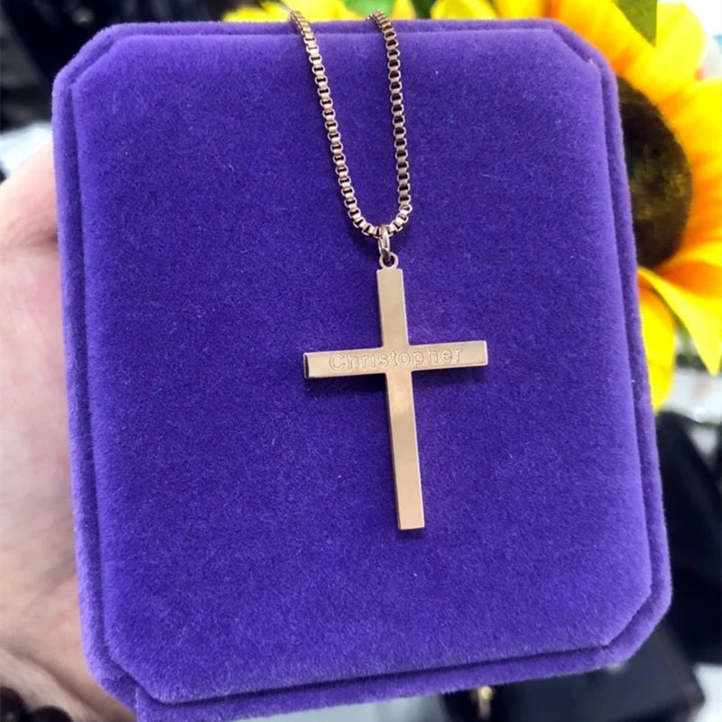 ✝️HOLY SPIRIT Jewelry for him Custom Jesus Cross. Only 30 unit for day!