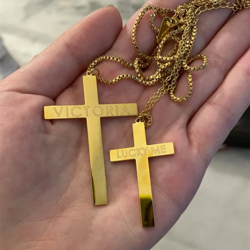 ✝️HOLY SPIRIT Jewelry for him Custom Jesus Cross. Only 30 unit for day!